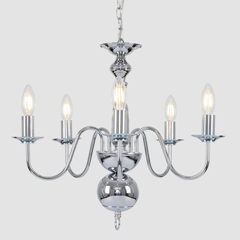 Duke 5 Light Candle Style Chandelier Duke 5 Light Candle Style Chandelier